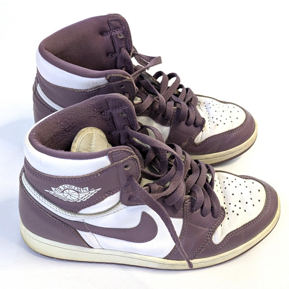 Nike Air Jordan 1 Retro High OG Mauve White Purple DZ5485-105 Mens 9 Sneakers - Picture 6 of 7